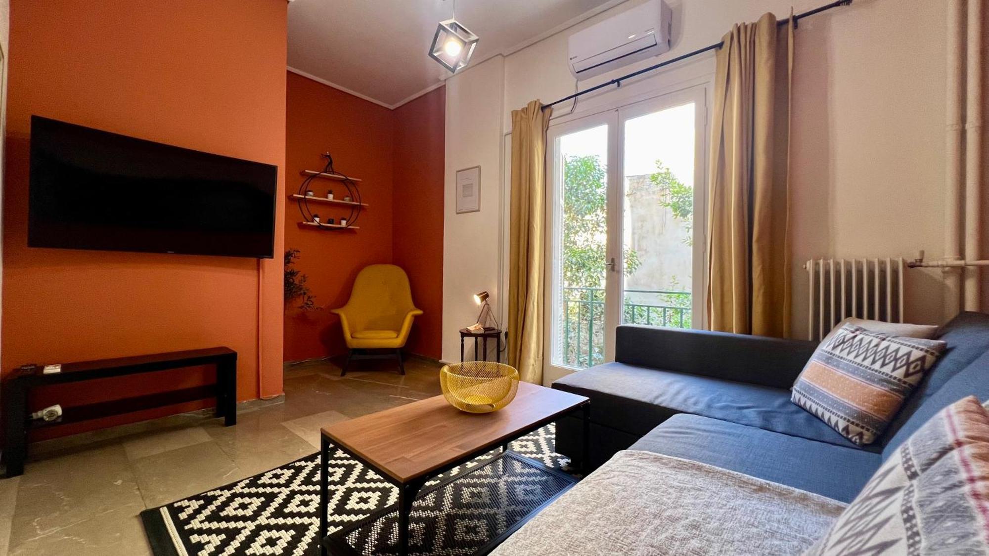 Modern & Cozy 51Sqm Apt In Thisseio Афины Экстерьер фото